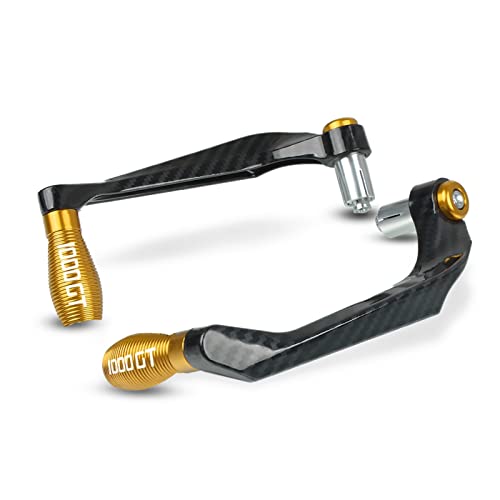 Universal Motorrad Hebelschutz Motorrad Lenker Bremse Kupplungshebel Schutz Mit 7/8" 22mm Für Ducati GT1000 Touring Sport Classic GT 1000 2006-2010(Gold) von LFSKIUDS