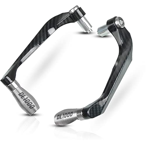 Universal Motorrad Hebelschutz Motorrad Lenker Bremse Kupplungshebel Schutz Mit 7/8" 22mm Für Suzuki V-Strom DL1000 VSTROM DL 1000 2002-2016(Silber) von LFSKIUDS