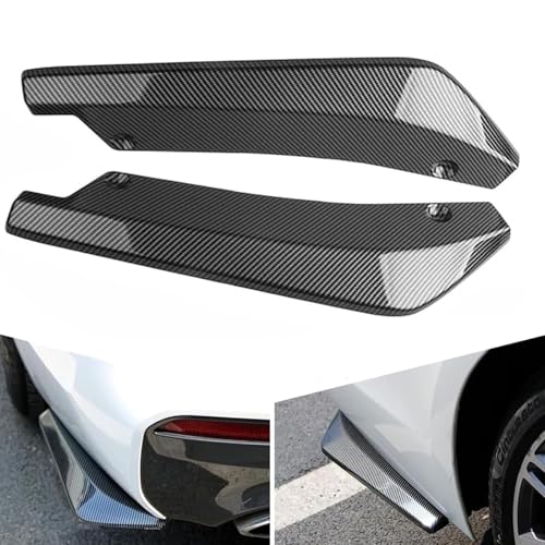 2 Stück Auto Heckspoiler für BMW 4 Series F83 M4 Convertible 2014-2018, Wrap Angle Spoiler Mit 6 Schrauben Canard Diffusor Spoilerlippenteiler Flossen Zubehör,B/Carbon Black von LFSYYD