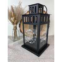 Laterne - Windlicht Hochzeit Tischdekoration Wohndeko Personalisiertes Geschenk Geschenkidee Valentinstag von LFdiesesjenes