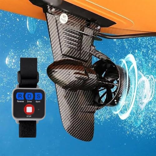160 W Sup Board Motor Kajakmotor Elektrisches Surfbrett für Erwachsene mit Fernbedienung Einstellbare Geschwindigkeit für Surfbretter, SUPs und Kajaks von LFfwynog