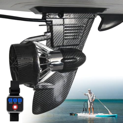 Elektrischer Sup-Board-Motor, Surfbrett-Paddle-Board-Motor, elektrisch, mit Fernbedienung, einstellbare Geschwindigkeit für Surfbretter, SUPs und Kajaks von LFfwynog