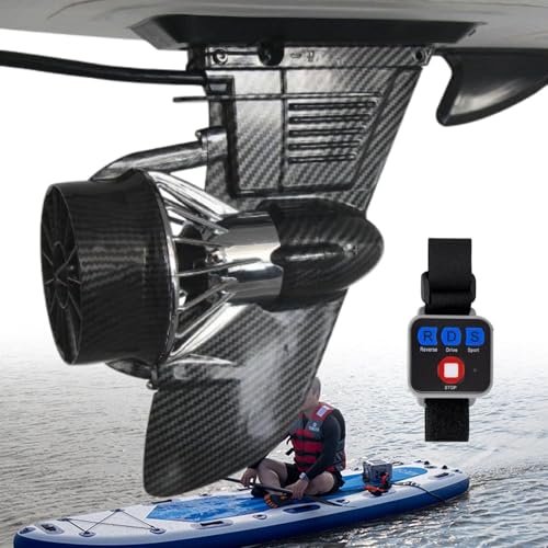 Elektrischer Sup-Board-Propeller, elektrischer Surfbrett-Kajakmotor mit Fernbedienung, einstellbare Geschwindigkeit für Surfbretter, SUPs und Kajaks von LFfwynog