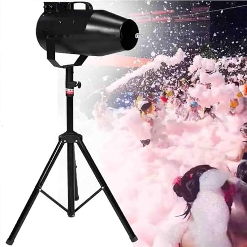 Große Bühnenschaummaschine Partyschaummaschine Spray 6-10 Meter für Partys im Freien Jet Foam Machine,Black-ChargingModel von LFfwynog