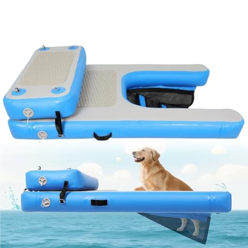 Tragbare Hundedock-Plattform, hochstabile Dock-Hundewelpen-Bootsleiter mit rutschfester EVA-Unterstützung bis zu 200 lbs für Pool-See-Boot, rutschfeste schwimmende Leiter,Extended Tragbare Hundedock-Plattform, hochstabile Dock-Hundewelpen-Bootsleiter mit rutschfester EVA-Unterstützung bis zu 200 lbs für Pool-See-Boot, rutschfeste schwimmende Leiter,Extended von LFfwynog