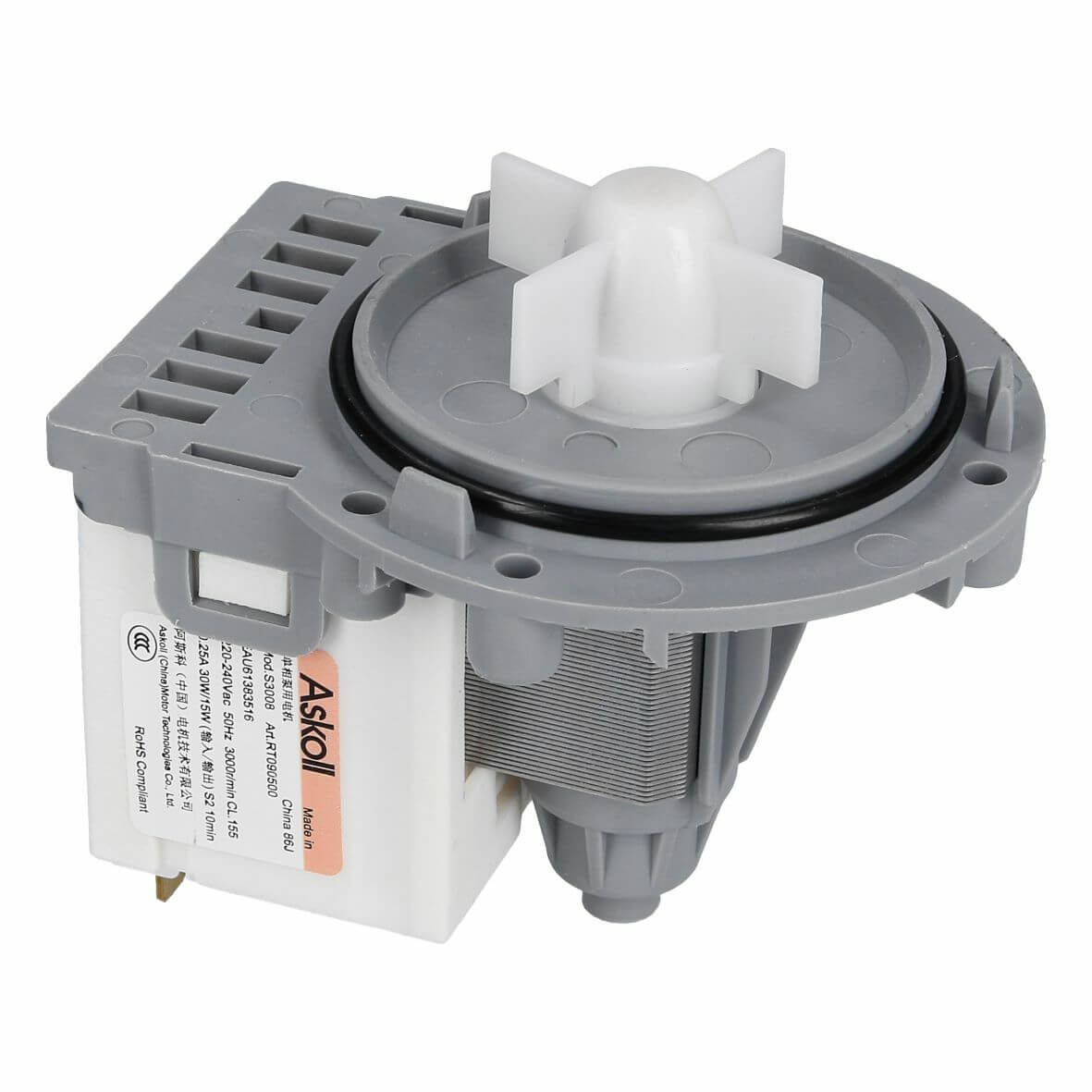 Ablaufpumpenmotor LG  Askoll S3008 für Waschmaschine Geschirrspüler (EA-EAU61383516) von LG Electronics