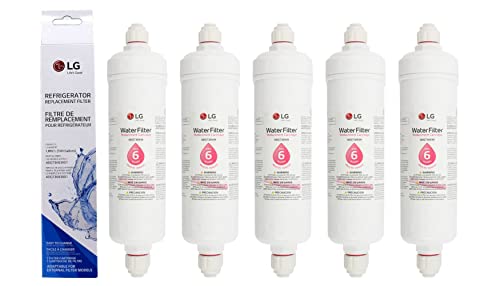LG ADQ73693901 Ersatz-Kühlschrank-Wasserfilterkartusche (5 Stück) von LG
