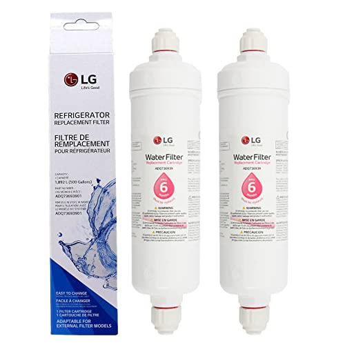 LG ADQ73693901 Ersatz-Kühlschrank-Wasserfilterkartusche (2 Stück) von LG