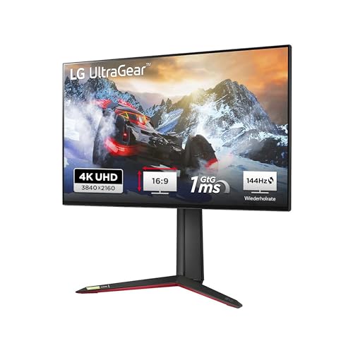 LG Electronics 27GP95RP-B Ultragear™ 4K 27" (68,47cm), 3840 x 2160, 16:9, NVIDIA G-Sync™, AMD FreeSync™, HDR10 and DisplayHDR™ 600, 98% DCI-P3, 1ms GtG - Schwarz von LG Electronics