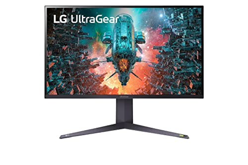 LG Electronics 32GQ950, Ultragear Gaming-Monitor 31,5 Zoll (IPS-Panel mit 1 ms GtG, 3840 x 2160, 160 Hz, 1000 cd/m², augenschonend, übertaktbar, Black Stabilizer), Schwarz von LG