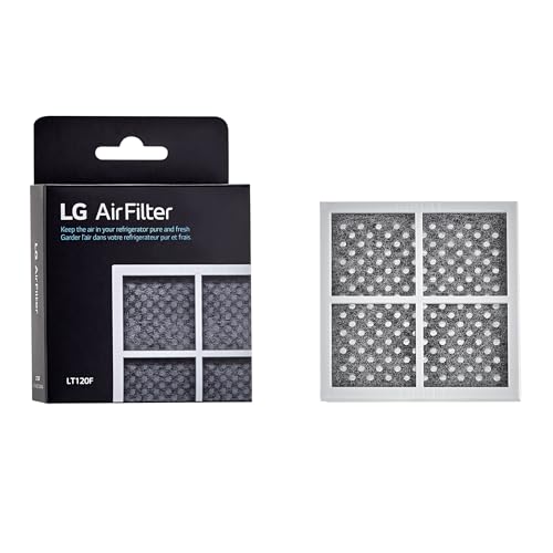 LG 6 Month (LT120F) Replacement Refrigerator Air Filter, 1 Count (Pack of 1), White von LG