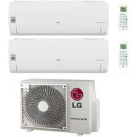 LG - Dual Split Inverter Klimagerät Libero Smart Series 12+18 mit MU3R19 UL0 R-32 Wi-Fi Integrated 12000+18000 - Neu von LG