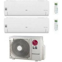 LG - Dual Split Inverter-Klimaanlage Libero Smart Series 9+12 mit MU2R15 UL0 R-32 Wi-Fi Integrated 9000+12000 - Neu von LG