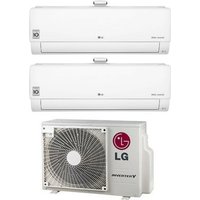 Dual split inverter-klimaanlage serie atmosfera 9+9 mit mu2r17 r-32 wi-fi integrated 9000+9000 - LG von LG