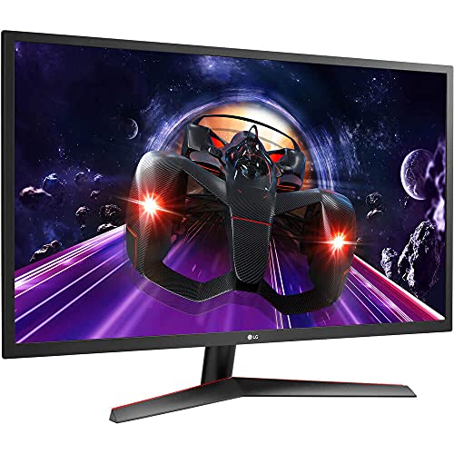 LG 32MP60G-B Monitor 31,5 Zoll FHD (1920 x 1080) IPS-Display, AMD FreeSync, 1ms MBR Reaktionszeit, Aktualisierungsrate 75 Hz, Bildschirmsteuerung, Schwarz von LG