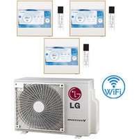 LG Artcool Gallery LCD R32 Trial Split Inverter Klimaanlage 9000 + 9000 + 9000 BTU mit E.U. MU3R21 NEU Klasse A+++/A+ von LG