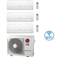 LG Deluxe UVnano R32 Wifi Trial Split Inverter Klimaanlage 9000 + 9000 + 9000 BTU mit E.U. MU3R19 Klasse A+++/A++ LG Deluxe UVnano R32 Wifi Trial Split Inverter Klimaanlage 9000 + 9000 + 9000 BTU mit E.U. MU3R19 Klasse A+++/A++ von LG
