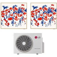 LG - Dual Split Inverter-Klimagerät Serie artcool gallery 9+12 mit MU2R15 R-32 Wi-Fi Optional 9000+12000 von LG