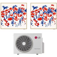 LG - Dual Split Inverter-Klimagerät Serie artcool gallery 9+9 mit MU2R17 R-32 Wi-Fi Optional 9000+9000 von LG