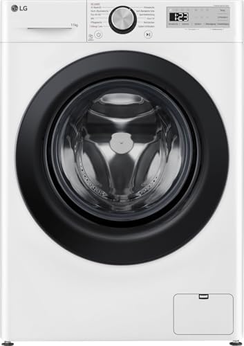 LG F4WR4911P Waschmaschine, Frontlader, 11 kg, 1350 U/Min, AI DD, Steam, 6 Motion, Inverter Direct Drive, leise und effizient, Weiß [Energieklasse A] von LG