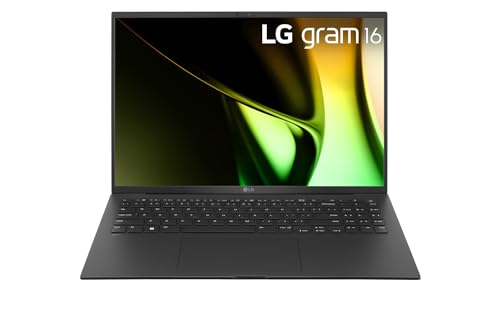 LG Gram 16ZD90S-G Notebook, Intel Cora Ultra 7, FreeOS, 16 GB RAM, 512 GB SSD, 1,1 kg, 24 Stunden Akkulaufzeit, Schwarz von LG