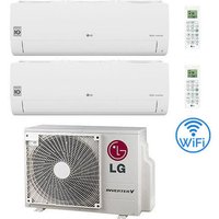 LG Libero Smart R32 Wifi Dual Split Dual Inverter 9000 + 9000 BTU Klimaanlage mit E.U. MU3R19 NEU Klasse A+++/A++ LG Libero Smart R32 Wifi Dual Split Dual Inverter 9000 + 9000 BTU Klimaanlage mit E.U. MU3R19 NEU Klasse A+++/A++ von LG