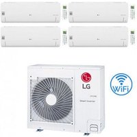 LG Libero Smart R32 Wifi Quadri Split Dual Inverter Klimaanlage 7000 + 7000 + 9000 + 12000 BTU mit EU. MU4R25 NEU Klasse A++/A+ von LG