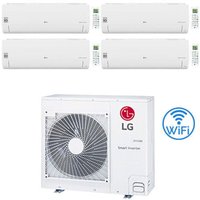 LG Libero Smart R32 Wifi Quadri Split Dual Inverter Klimaanlage 9000 + 9000 + 9000 + 12000 BTU mit E.U. MU4R27 NEU Klasse A++/A+ LG Libero Smart R32 Wifi Quadri Split Dual Inverter Klimaanlage 9000 + 9000 + 9000 + 12000 BTU mit E.U. MU4R27 NEU Klasse A++/A+ von LG