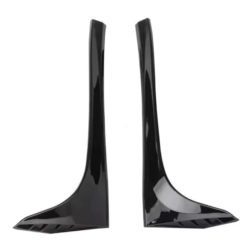Heckspoiler Für VW Für Golf 7 7.5 Für MK7 Für MK7.5 2014-2018 2 Stücke ABS Auto Heckscheibe Seitenkofferraumspoiler Canard Canards Splitter Heckstoßstange Seitensplitter Flaps(Bright Black) von LGBGQDPDRK