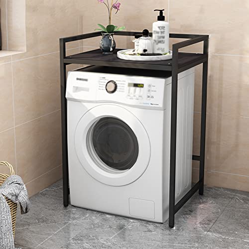 LGChobby Badezimmer-Aufbewahrungsregal, Waschmaschinen-Aufbewahrungsrahmen, bodenstehend, stanzfrei, geeignet für über der Toilette, Balkontrommel-Aufbewahrungsregal, über der Waschmaschine, Trockner von LGChobby