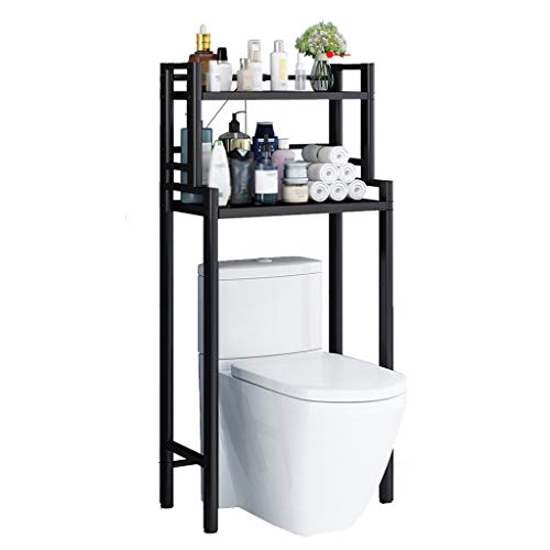 LGChobby Badezimmer-Aufbewahrungsregal, Waschmaschinen-Aufbewahrungsrahmen für über der Toilette stehendes Aufbewahrungsregal, freistehende Badezimmerregale, wasserdichter Metallrahmen, platzsparend, von LGChobby