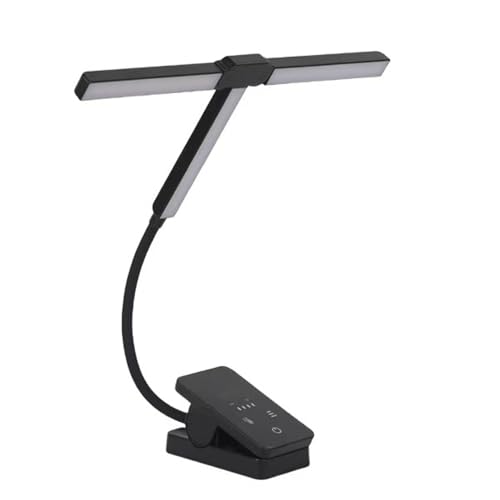 LGDEERCO Aufsteckbare Schreibtischlampe, wiederaufladbare LED-Buchlampe zum Lesen bei Nacht, Augenschutzlampe, Gänseröhrenlampenarm, 360 ° verstellbar, vierfarbige Lichtquelle, Leselampe LGDEERCO Aufsteckbare Schreibtischlampe, wiederaufladbare LED-Buchlampe zum Lesen bei Nacht, Augenschutzlampe, Gänseröhrenlampenarm, 360 ° verstellbar, vierfarbige Lichtquelle, Leselampe von LGDEERCO