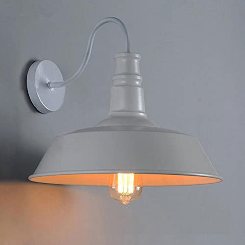 LGDEERCO Industrielle Vintage-Wandleuchte, die Innenwand-Halterungs-Licht-Topf-Abdeckungs-Wand-Licht für Veranda-Eingangs-Scheunen-Restaurant-Bartheken-Küchen-E26 beleuchtet von LGDEERCO