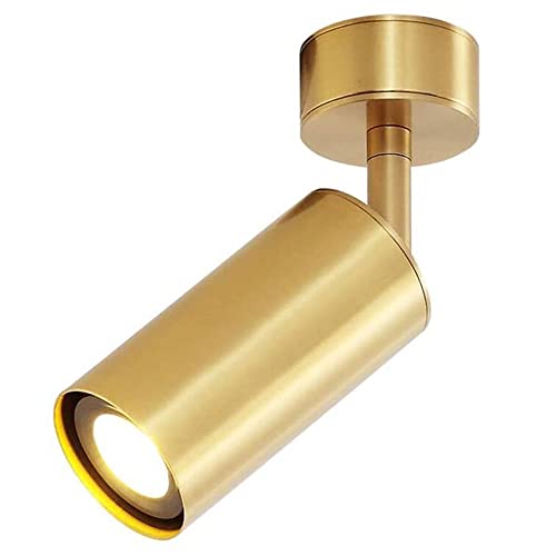 LGDEERCO Moderne Deckenleuchte Messing Strahler offene Dekoration Deckenleuchte drehbar GU10 goldener Strahler für Bekleidungsgeschäfte Schlafzimmer Wohnzimmer Küche Esszimmer LGDEERCO Moderne Deckenleuchte Messing Strahler offene Dekoration Deckenleuchte drehbar GU10 goldener Strahler für Bekleidungsgeschäfte Schlafzimmer Wohnzimmer Küche Esszimmer von LGDEERCO