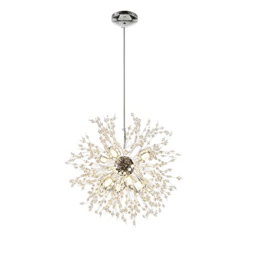 LGDEERCO Moderne Kristall-Kronleuchter Feuerwerk Sputnik Pendelleuchte Innenpendelbeleuchtung für Esszimmer Bar Bekleidungsgeschäft Schlafzimmer Wohnzimmer von LGDEERCO