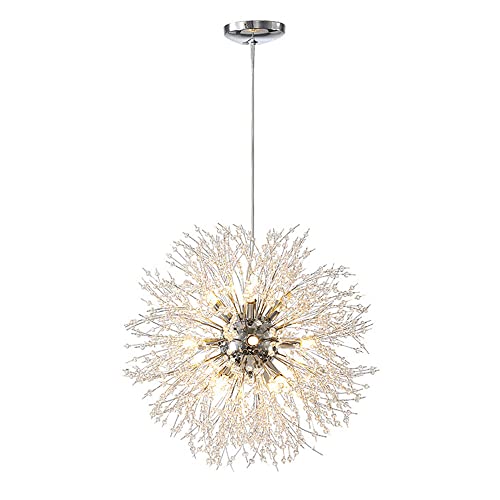 LGDEERCO Moderne Kristall-Kronleuchter Feuerwerk Sputnik Pendelleuchte Innenpendelbeleuchtung für Esszimmer Bar Bekleidungsgeschäft Schlafzimmer Wohnzimmer von LGDEERCO