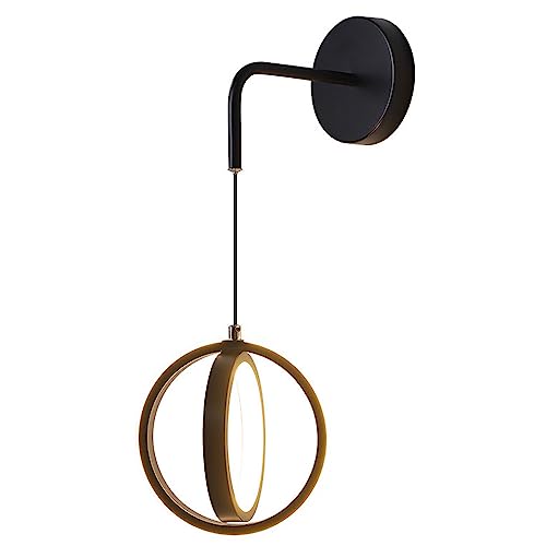 LGDEERCO Moderne Wandleuchte, LED-Wandleuchte, 20 W, kreisförmige Doppelring-Wandleuchte, 3 Farbwechsel-Lichter für Esszimmer, Schlafzimmer, Wohnzimmer, Küche von LGDEERCO