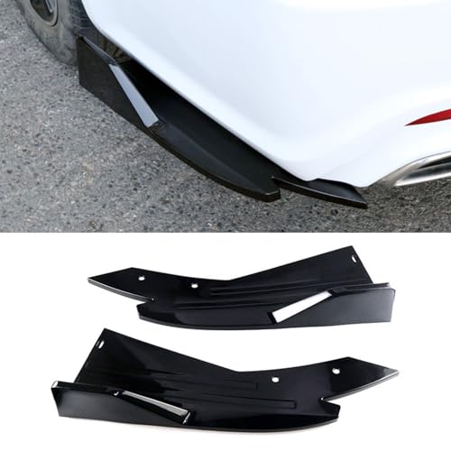 LGDONGFC 2 Stück Auto Heckspoiler für Audi Q7 4M 2015-2020 2021 2022 2023 2024 2025, Wrap Angle Spoiler Auto Heckstoßstange Lip Spoiler Lippe Heckstoßstangenschutz Zubehör,Black LGDONGFC 2 Stück Auto Heckspoiler für Audi Q7 4M 2015-2020 2021 2022 2023 2024 2025, Wrap Angle Spoiler Auto Heckstoßstange Lip Spoiler Lippe Heckstoßstangenschutz Zubehör,Black von LGDONGFC