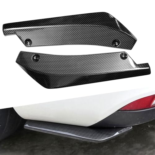 LGDONGFC 2 Stück Auto Heckspoiler für Audi Q8 e-tron Sportback 2022 2023 2024, Wrap Angle Spoiler Auto Heckstoßstange Lip Spoiler Lippe Heckstoßstangenschutz Zubehör,Carbon Fiber LGDONGFC 2 Stück Auto Heckspoiler für Audi Q8 e-tron Sportback 2022 2023 2024, Wrap Angle Spoiler Auto Heckstoßstange Lip Spoiler Lippe Heckstoßstangenschutz Zubehör,Carbon Fiber von LGDONGFC