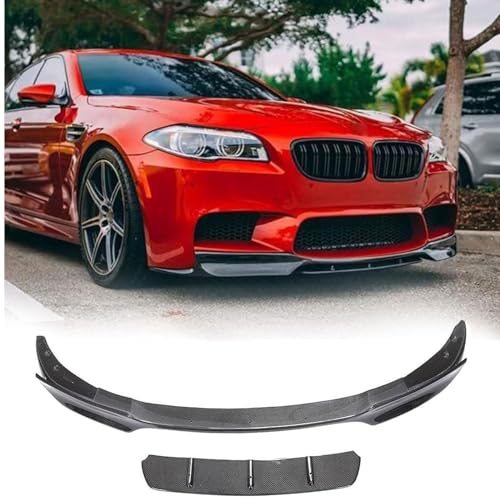 LGDONGFC Auto Frontspoiler für BMW 5 Series F10 M5 Sedan 2012-2016, Auto Frontlippe Frontspoiler Frontstoßstange Lippe Spoiler Splitter Diffusor Zubehör von LGDONGFC