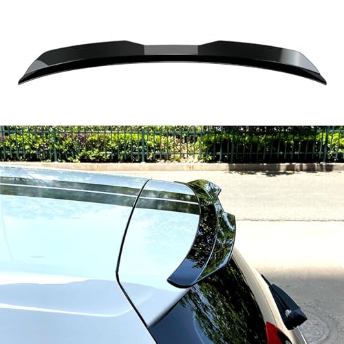LGDONGFC Auto Heckspoiler für BMW Serie 3 Series 3er Touring E91 Wagon Estate 2005-2012, Auto Kofferraum Spoiler Heckflügel Lippe Spoiler Kofferraumspoiler Tuning Zubehör,Bright Black von LGDONGFC