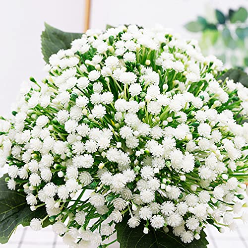 LGEGE 6 Stück künstliche Blumen schleierkraut – Babyatmen, kunstblumen, gypsophila, Blumensträuße, gefälscht, Aber fühlt Sich echt an, perfekt für Hochzeitsdekoration, DIY-Kranz, Blumenarrangements von LGEGE