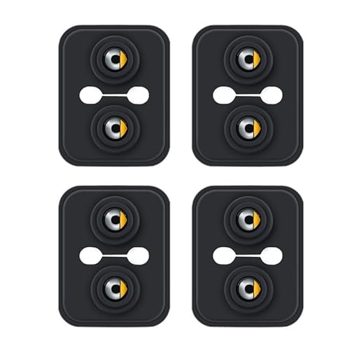 LGFDC 4 Stück Auto Türschloss Abdeckung Protector für Smart ForFour 2 (II) W453 I 2014-2021, Autotürschlossabdeckung Stoßdämpfender Türschlossschutz Innenraum Schutz Zubehör von LGFDC