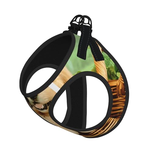 M Pet Leash Vest Dog Harness - Small Size Dog Golden Retriever Print Adjustable for Outdoor Travel and Walking M Pet Leash Vest Dog Harness - Small Size Dog Golden Retriever Print Adjustable for Outdoor Travel and Walking von LGHHGY
