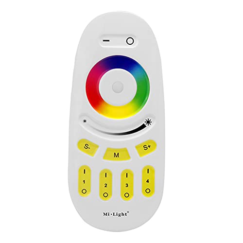 LGIDTECH FUT096 Mi.Light RGBW-Fernbedienung 2,4 G 4-Zonen-Full-Touch-LED-Controller (Batterien nicht enthalten) für Miboxer Milight RGB RGBW LED-Streifenlicht-Controller-Empfängerbox FUT037 FUT038 von LGIDTECH