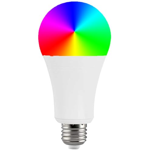 LGIDTECH FUT105 Miboxer LED-Leuchtmittel, 12W, 2,4 GHz, RGB+CCT,E27,Farbwechsel, Farbtemperatur einstellbar,1100lm, Speicherfunktion,Smartphone-WiFi-Steuerung über Hub (nicht enthalten) von LGIDTECH
