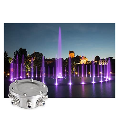 LGJEGD Teich Edelstahl Unterwasser IP68 wasserdichte Anschlussdose, 1 bis 6 Wege Unterwasser Anschlussdose (Color : 1 in 1 Out) von LGJEGD