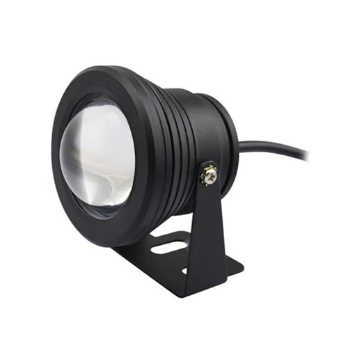 LGJEGD Unterwasser-Teichbeleuchtung, 10 W, IP68, wasserdicht, 12–24 V, wasserdichtes Aluminiumgehäuse, LED-Unterwasserbeleuchtung (Natural) von LGJEGD