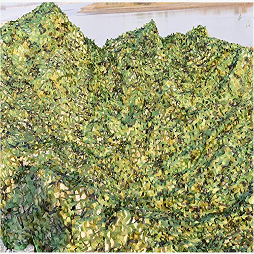 LGLFDJ Tarnnetz Sonnenschutz, 10 X 10 M (33 Fuß X 33 Fuß) Camouflage Netz - Militär Gittergewebe Netz Jagd Party Dekoration Multi-Größe Optionen Tarnnetz Robust (Size : 4X7m(13ft X 23ft)) von LGLFDJ