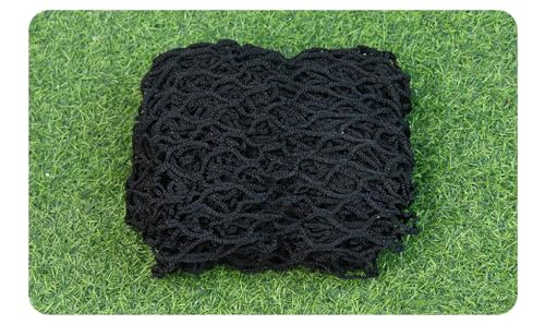 Sicherheitsnetz Für Balkon, Schwarzes Knotenloses Zaunnetz Für Drinnen Und Draußen, Anti-Fall-Geländernetz Für Treppen Und Betten, Golf-Rücklaufnetz Für Hin(Size:5M×5M(16.4FT×16.4FT),Color:Schwarz) von LGLFDJ